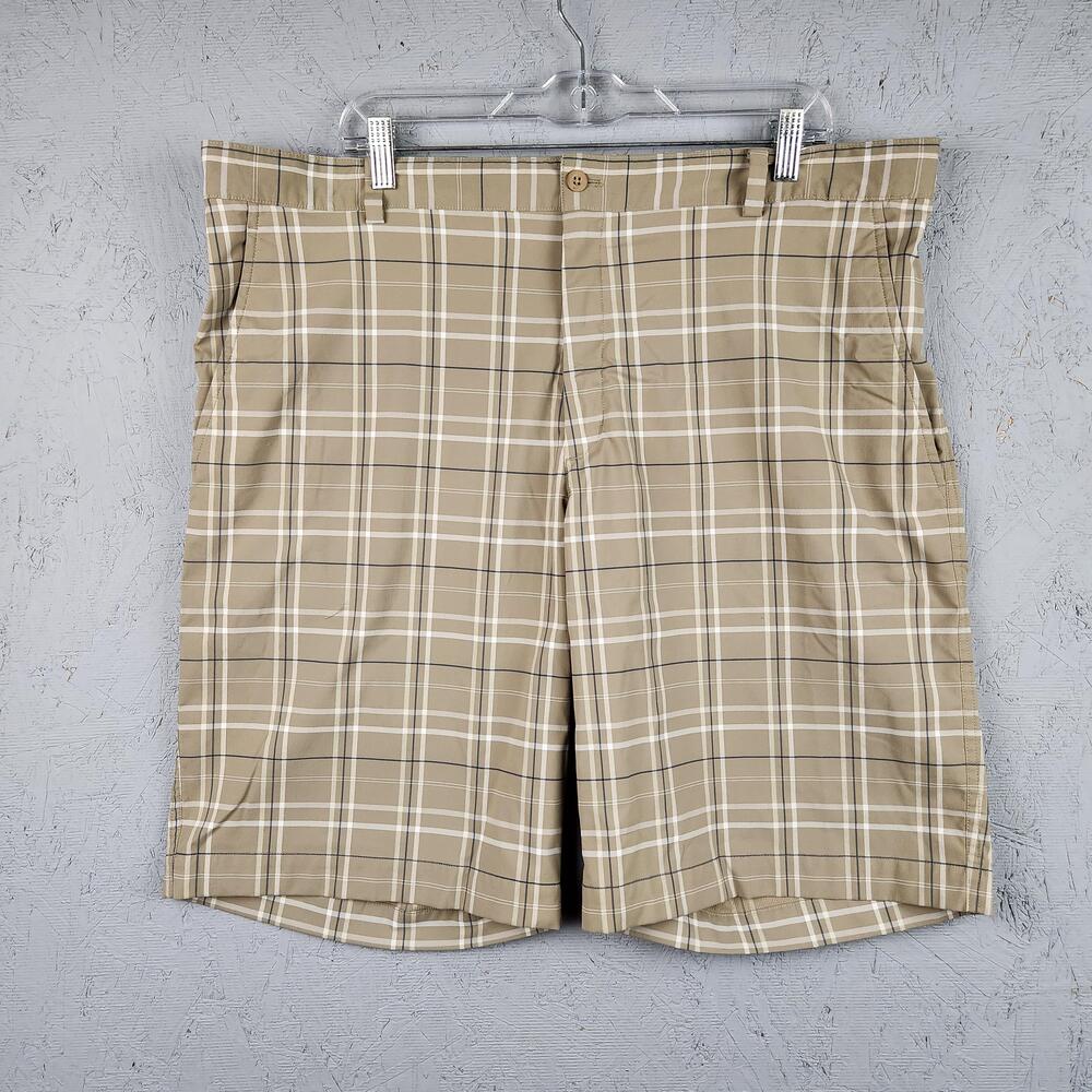 Nike Golf Shorts Mens 40 Plaid Performance Summer Lightweight Pockets Outdoors